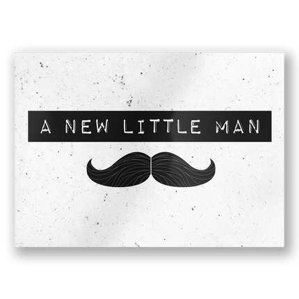 Wenskaart Little Man 15cm van Paper Dreams koop je bij Partywinkel