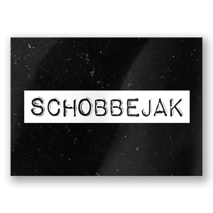 Wenskaart Schobbejak 15cm van Paper Dreams koop je bij Partywinkel