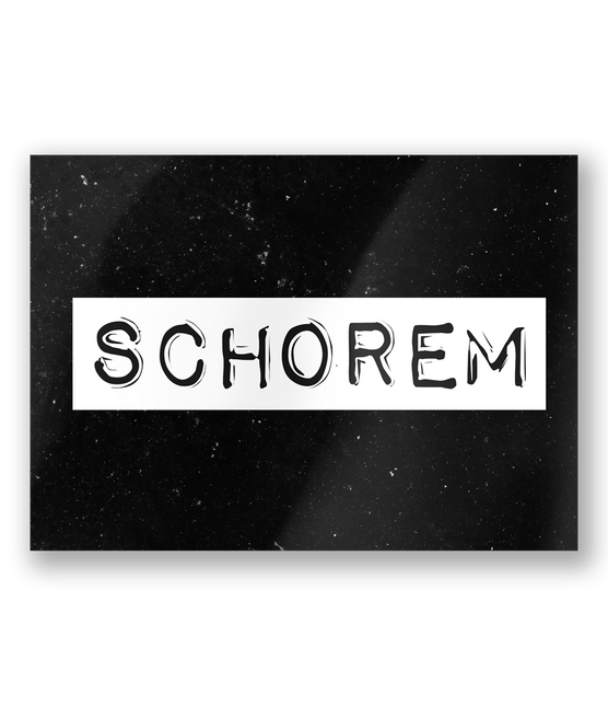 Wenskaart Schorem 15cm van Paper Dreams koop je bij Partywinkel