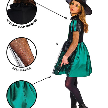 Wicked Witch Kostuum Meisje van Rubies koop je bij Partywinkel