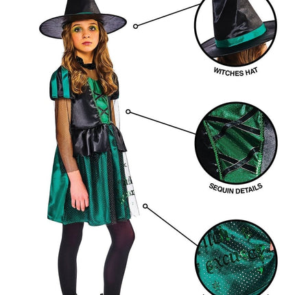 Wicked Witch Kostuum Meisje van Rubies koop je bij Partywinkel
