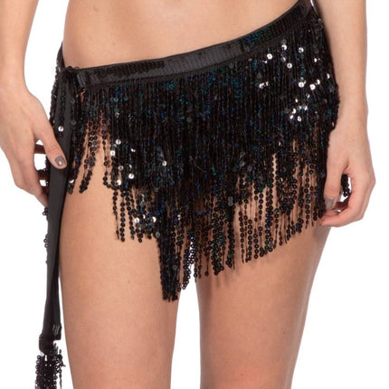 Wikkel Rok Dames Zwart van Wilbers & Wilbers koop je bij Partywinkel