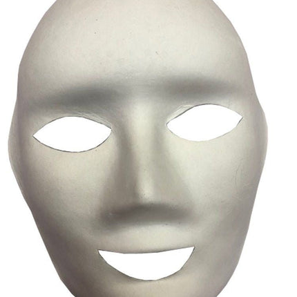 Wit Masker Diy van Partychimp koop je bij Partywinkel