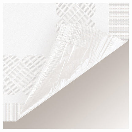 Wit Tafelkleed Structuur 2,74m van Unique koop je bij Partywinkel