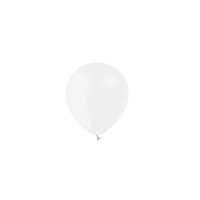 Witte Ballonnen 14cm 100st van Balloonia koop je bij Partywinkel