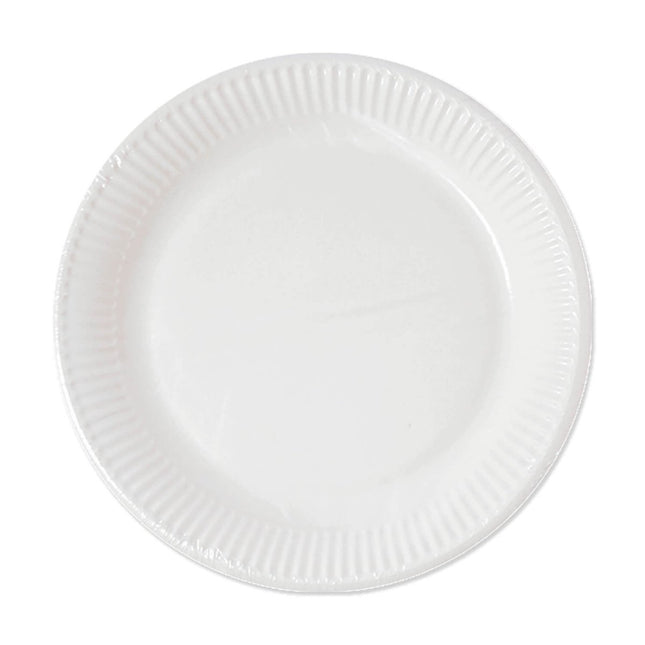 Witte Borden 20cm 10st van Procos koop je bij Partywinkel