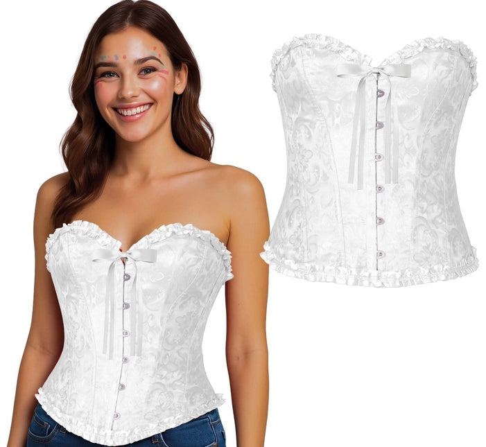 Witte Corset Dames van Fiestas Guirca koop je bij Partywinkel