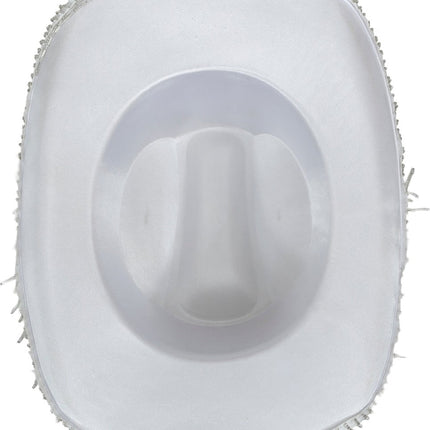 Witte Cowboyhoed met franjes van Fiestas Guirca koop je bij Partywinkel