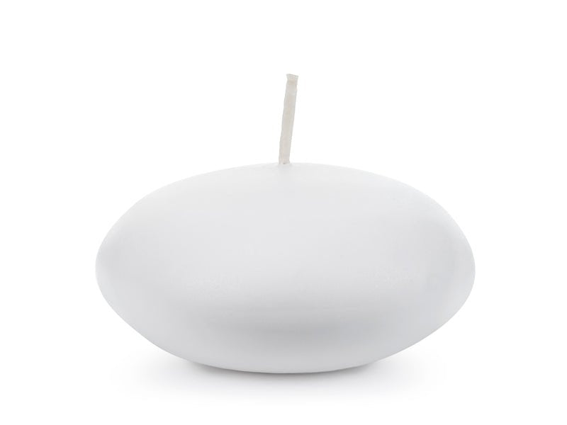 Witte Drijfkaars 8cm 4st van Partydeco koop je bij Partywinkel