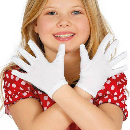 Witte Handschoenen Kind 2st van Fiestas Guirca koop je bij Partywinkel