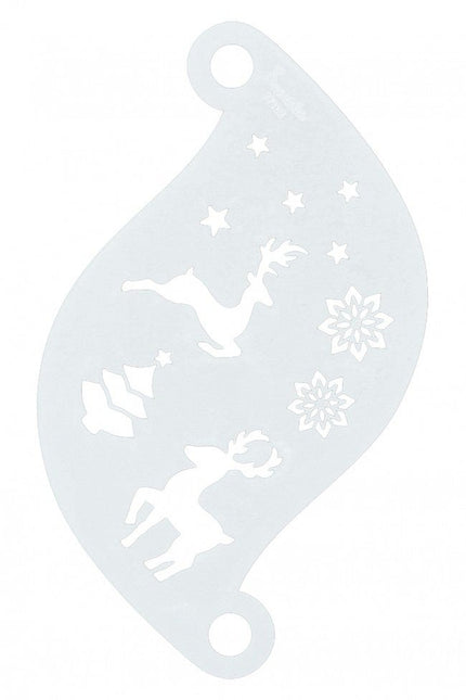 Witte Make Up Sjabloon Rendier van Superstar koop je bij Partywinkel