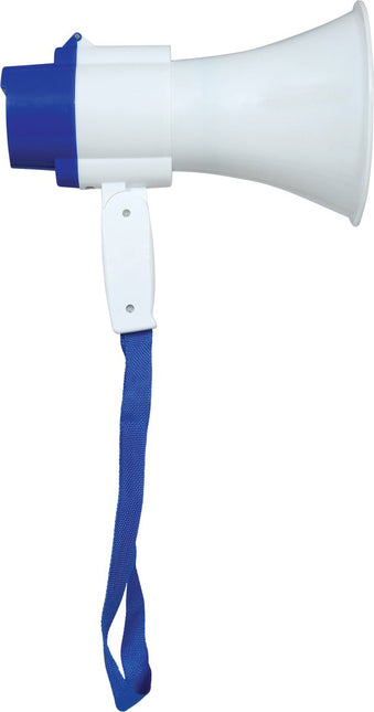 Witte Megafoon van Fiestas Guirca koop je bij Partywinkel