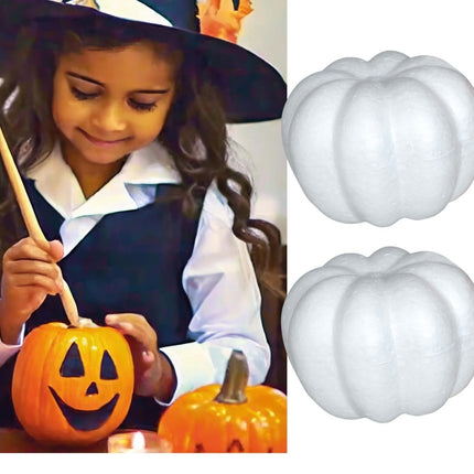 Witte Pompoen Diy 10cm van Fiestas Guirca koop je bij Partywinkel