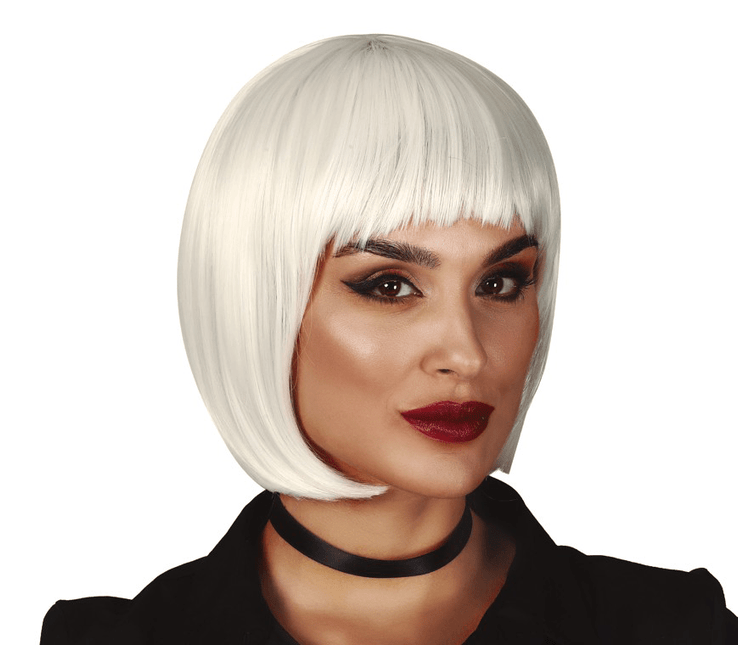 Witte Pruik van Fiestas Guirca koop je bij Partywinkel