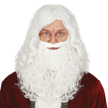 Witte Pruik Baard van Fiestas Guirca koop je bij Partywinkel