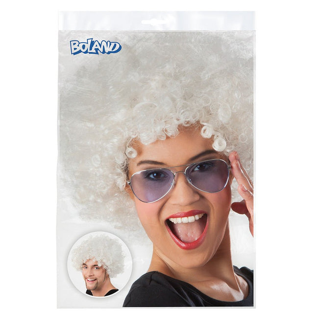 Witte Pruik Groove van Boland koop je bij Partywinkel