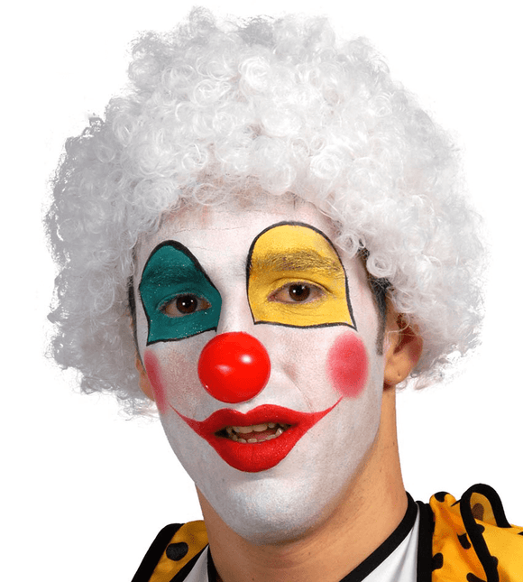 Witte Pruik Krullen van Fiestas Guirca koop je bij Partywinkel