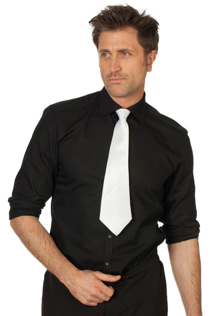 Witte Stropdas van Wilbers & Wilbers koop je bij Partywinkel