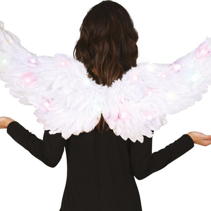 Witte Vleugels 80cm van Fiestas Guirca koop je bij Partywinkel