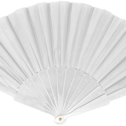 Witte Waaier van Fiestas Guirca koop je bij Partywinkel