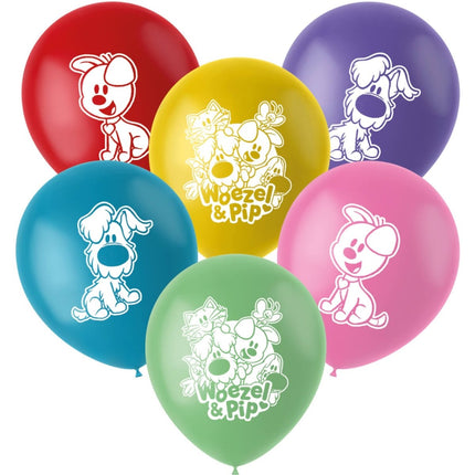 Woezel En Pip Ballonnen 6st van Folat koop je bij Partywinkel