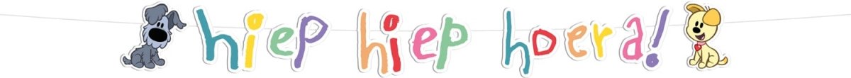 Woezel En Pip Letterslinger 2m van Folat koop je bij Partywinkel