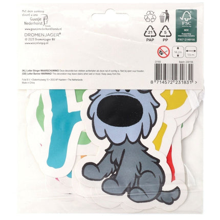 Woezel En Pip Letterslinger 2m van Folat koop je bij Partywinkel