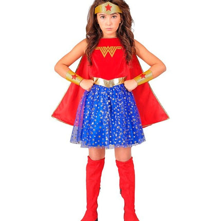 Wonder Girl Rood Blauw van Widmann koop je bij Partywinkel