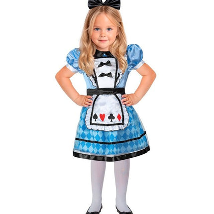 Wonderland Meisje Kostuum Blauw van Widmann koop je bij Partywinkel