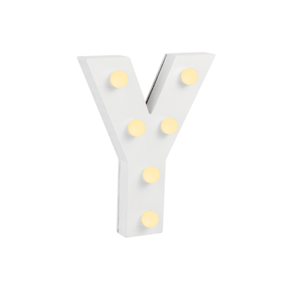 Y Licht Letter 16,5cm van Paper Dreams koop je bij Partywinkel