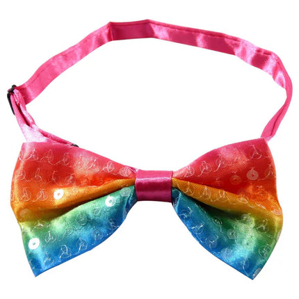 Regenboog Strik Pailletten