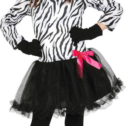 Zebra jurkje meisje van Fiestas Guirca koop je bij Partywinkel