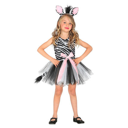 Zebra Kostuum Meisje van Widmann koop je bij Partywinkel