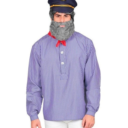 Zeeman Shirt Wit Blauw van Widmann koop je bij Partywinkel