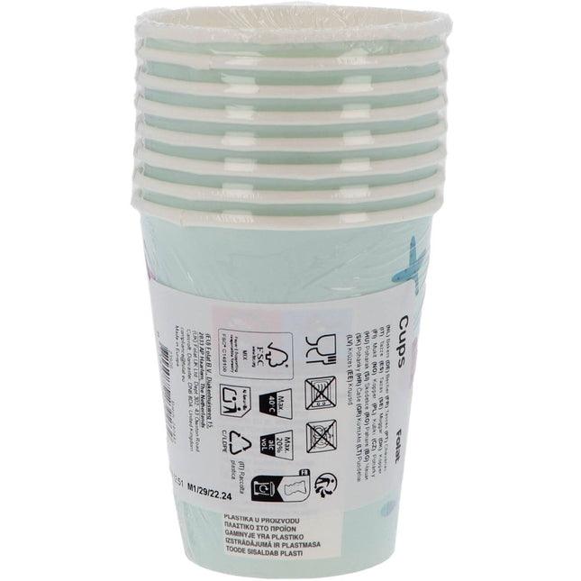 Zeemeermin Bekers 250ml 8st van Folat koop je bij Partywinkel