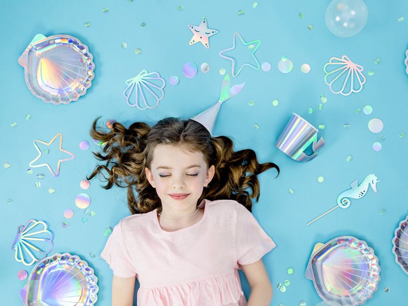 Zeemeermin Taart Topper Set 3 delig van Partydeco koop je bij Partywinkel