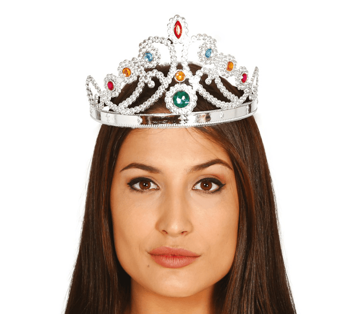 Zilver Kroontje van Fiestas Guirca koop je bij Partywinkel