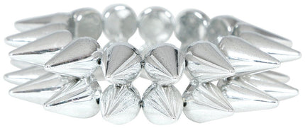Zilveren Armband Punk van Fiestas Guirca koop je bij Partywinkel