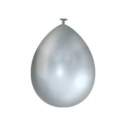 Zilveren Ballonnen Metallic 30cm 50st van Paper Dreams koop je bij Partywinkel