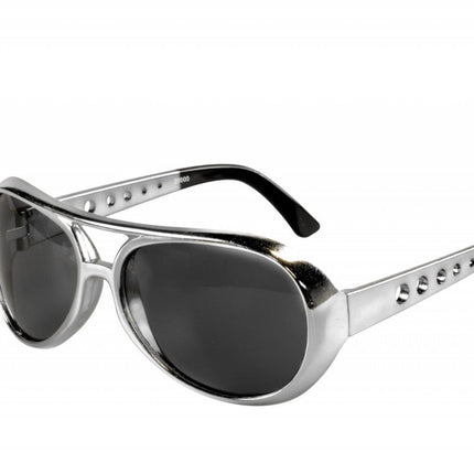 Zilveren Bril Elvis van Wilbers & Wilbers koop je bij Partywinkel