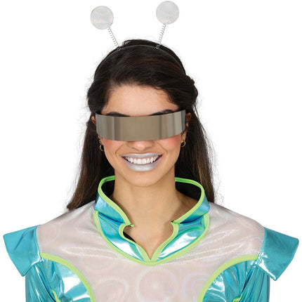 Zilveren Bril Futuristisch van Fiestas Guirca koop je bij Partywinkel