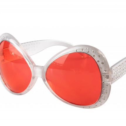 Zilveren Bril Glitters van Wilbers & Wilbers koop je bij Partywinkel