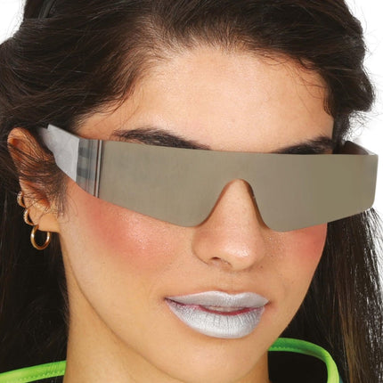 Zilveren Bril Spiegel van Fiestas Guirca koop je bij Partywinkel