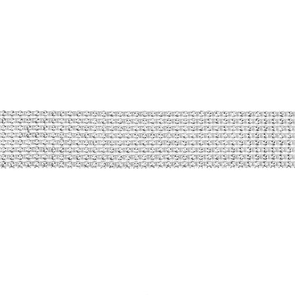 Zilveren Glitter Rol 9m van Partydeco koop je bij Partywinkel