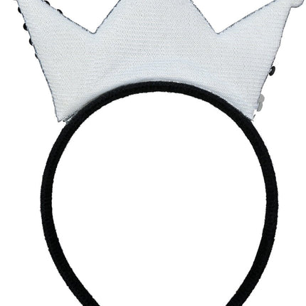 Zilveren Haarband Met Kroon van Fiestas Guirca koop je bij Partywinkel