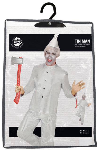 Zilveren Kostuum Heren Tin Man van Fiestas Guirca koop je bij Partywinkel