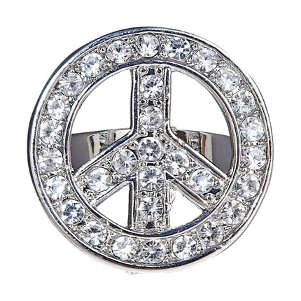 Zilveren Ring Peace van Widmann koop je bij Partywinkel