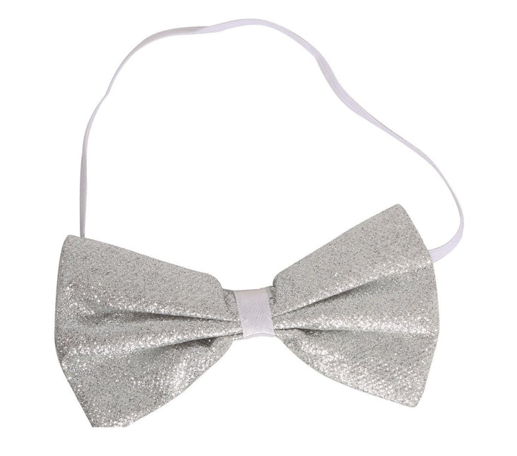 Zilveren Strik 12cm van Fiestas Guirca koop je bij Partywinkel