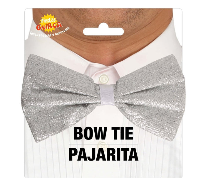 Zilveren Strik 12cm van Fiestas Guirca koop je bij Partywinkel