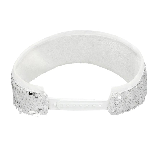 Zilveren Zonneklep Pailletten van Boland koop je bij Partywinkel